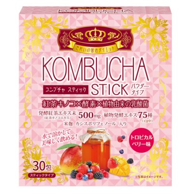 YUWA JAPAN - KOMBUTCHA Stick Fermented Tea Extract Powder 2g x30pcs
